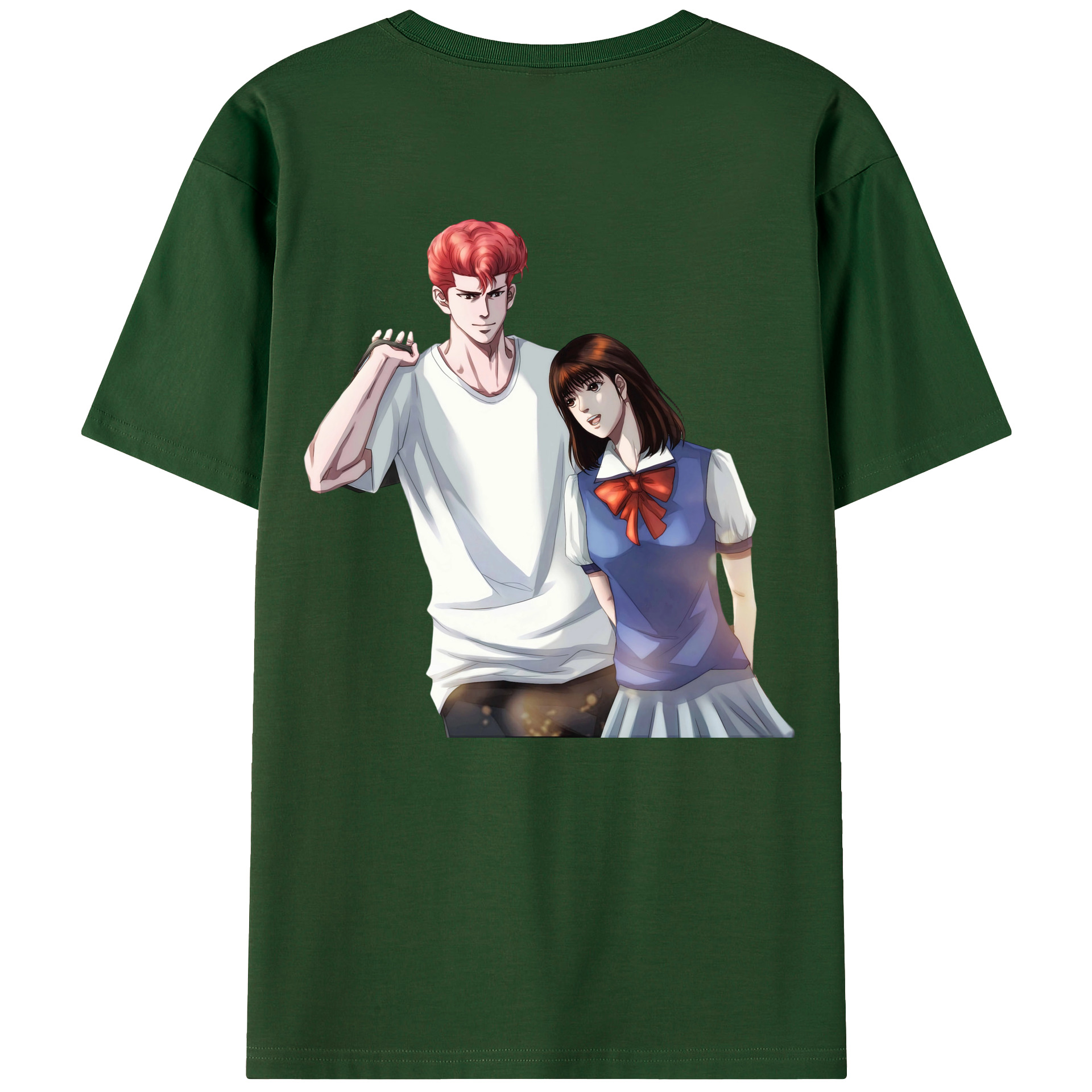 SLAM DUNK／スラムダンク 綿100％半袖Tシャツ（背面プリント）